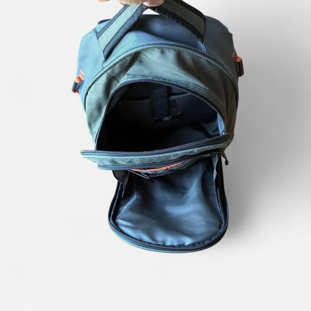 Timberland forest backpack w/ two zipper compartments & laptop sleeve